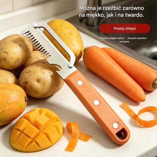 💥Kup jeden, a drugi dostaniesz gratis💥🔪Wielofunkcyjna krajalnica i obieraczka ze stali nierdzewnej🧅