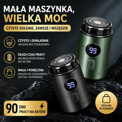 🔥 -50% Tylko dziś! Mała golarka elektryczna dla mężczyzn ✨ Gładkie golenie bez podrażnień