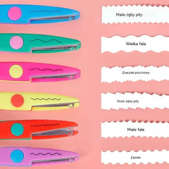 🔥 Tylko 89 zł! ✂️ Zestaw 6 szt. bezpiecznych nożyczek DIY dla dzieci 🌈 Kreatywna zabawa bez końca!