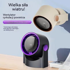 🛡️🍃 Bezłopatkowy wentylator turbo – bezpieczne chłodzenie domu, biura i sypialni 🧊