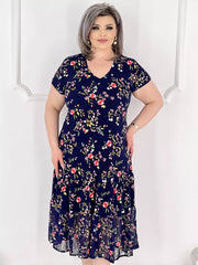 💥50% ZNIŻKI💥💕 [rozmiary S–5XL] Elastyczna sukienka w dużych rozmiarach – nowa kolekcja na lato 2026