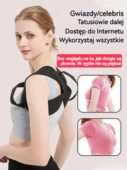 💆💻 Wesprzyj swoje plecy i popraw sylwetkę 🔥 Zadbaj o szyję i ramiona!Wspieraj prawidłową postawę każdego dnia 🌿