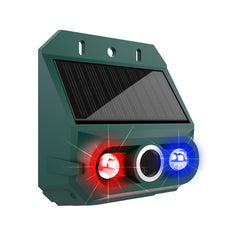 【🔥Oferta ograniczona czasowo🔥】🔥Odstraszacz ptaków ultradźwiękowy zasilany energią słoneczną do użytku na zewnątrz z migającym światłem podczerwonym, z czerwoną i niebieską diodą LED