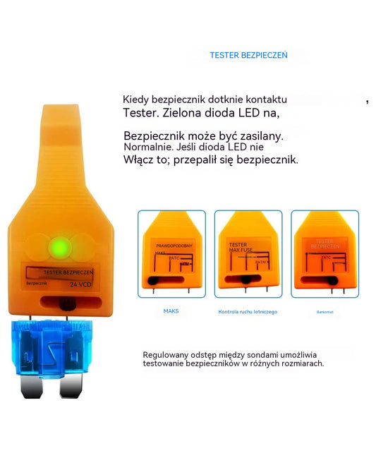 🚗⚡ Narzędzie 2 w 1 do Testowania i Wyciągania Bezpieczników – Szybkie, Praktyczne i Uniwersalne 🔧