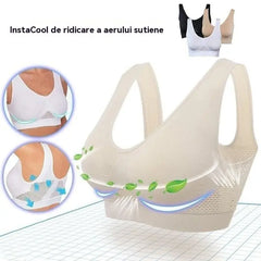 🥰【3 sztuki】Oddychający biustonosz plus size ❤️ Bez ucisku, bez potu! Komfort przez cały dzień ✨ 40-120KG