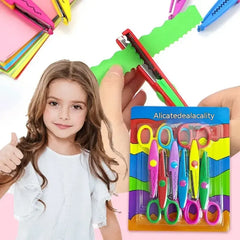 🔥 Tylko 89 zł! ✂️ Zestaw 6 szt. bezpiecznych nożyczek DIY dla dzieci 🌈 Kreatywna zabawa bez końca!