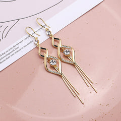 🔥Oferta ograniczona czasowo🔥[Kup 1 parę, 1 parę otrzymasz za darmo] Podwójne diamentowe kolczyki