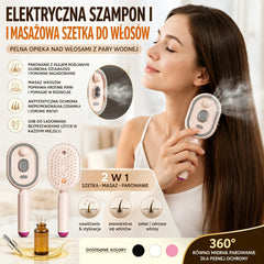 🎉 -50%!! ✨ Elektryczna szczotka 5w1 na puszące się włosy 💆‍♀️ Gładkie i zdrowe włosy każdego dnia