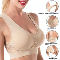 🥰【3 sztuki】Oddychający biustonosz plus size ❤️ Bez ucisku, bez potu! Komfort przez cały dzień ✨ 40-120KG
