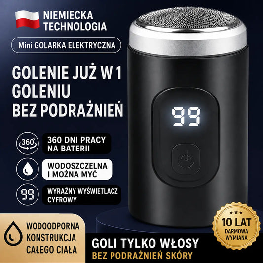 💥🔥 Oferta limitowana: mini golarka elektryczna z ładowaniem USB 🚗⚡ Gładka twarz zawsze i wszędzie!