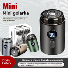 🔥 -50% Tylko dziś! Mała golarka elektryczna dla mężczyzn ✨ Gładkie golenie bez podrażnień