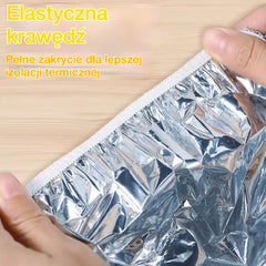 【100 sztuk】📢 Rabat 50%! 🔥 🥗Aluminiowe pokrywki na żywność – świeżość bez folii i bałaganu