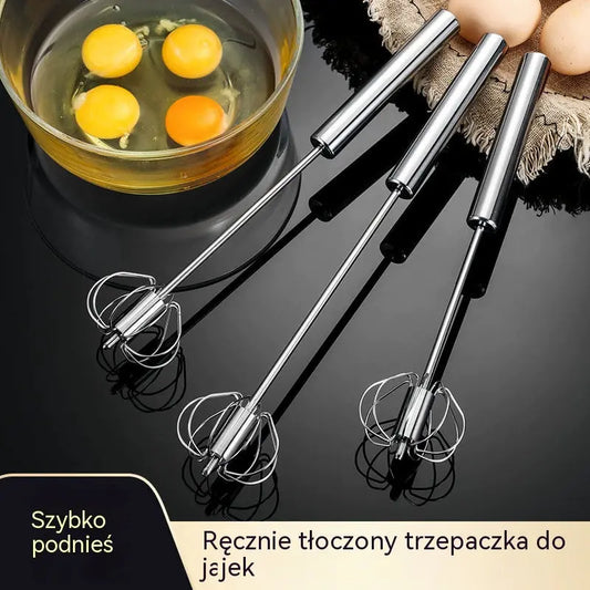 ✨ Kup 1, drugi dostaniesz GRATIS!🥚 Koniec z męczącym ubijaniem jajek! 2× półautomatyczna trzepaczka ze stali nierdzewnej 💪