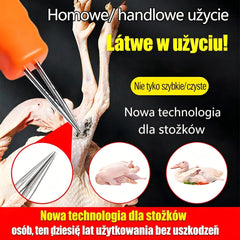 🛒 🦆Urządzenie elektryczne do szybkiego usuwania sierści u drobiu-Wysoce skuteczne usuwanie drobnych włosków bez uszkadzania skóry.