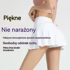 👗🏃‍♀️ Spódniczka sportowa ze spodenkami – wygoda i brak obaw o odsłonięcie 💪 10 kolorów