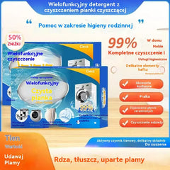 🎁 PROMOCJA -50% | Kup 3 pudełka = 30 tabletek ✨ Magiczne tabletki do czyszczenia – moczenie usuwa plamy bez szorowania!