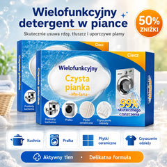 🎁 PROMOCJA -50% | Kup 3 pudełka = 30 tabletek ✨ Magiczne tabletki do czyszczenia – moczenie usuwa plamy bez szorowania!