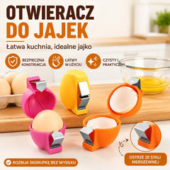 🔥 🥚 Kup 3, Otrzymaj 3 GRATIS — 6× Otwieracz do jajek.Szybkie i łatwe otwieranie jajek