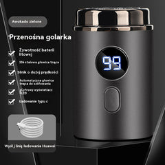 🔥 -50% Tylko dziś! Mała golarka elektryczna dla mężczyzn ✨ Gładkie golenie bez podrażnień