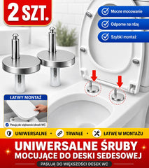 3 komplety tylko 89 zł 🚽 Koniec z ruszającą się deską WC! 🔧 — mocne zaciski śrubowe do szybkiej naprawy