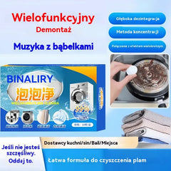 🎁 PROMOCJA -50% | Kup 3 pudełka = 30 tabletek ✨ Magiczne tabletki do czyszczenia – moczenie usuwa plamy bez szorowania!