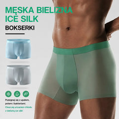 🔥 -50% | 6 SZT. 🩲 Męskie bokserki Ice Silk – chłód, komfort i zero potu przez cały dzień!