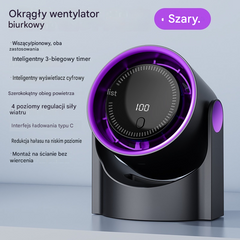 🛡️🍃 Bezłopatkowy wentylator turbo – bezpieczne chłodzenie domu, biura i sypialni 🧊