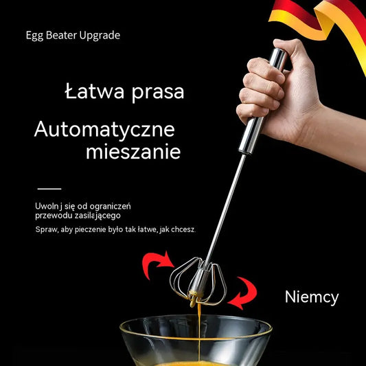 ✨ Kup 1, drugi dostaniesz GRATIS!🥚 Koniec z męczącym ubijaniem jajek! 2× półautomatyczna trzepaczka ze stali nierdzewnej 💪