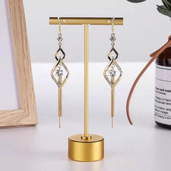 🔥Oferta ograniczona czasowo🔥[Kup 1 parę, 1 parę otrzymasz za darmo] Podwójne diamentowe kolczyki