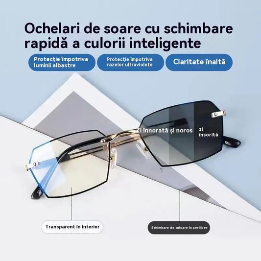 ✨🕶【Kup 1, a 1 dostaniesz gratis】Nowe inteligentne okulary do czytania fotochromowe dla mężczyzn i kobiet, okulary blokujące niebieskie światło