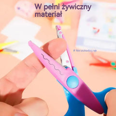 🔥 Tylko 89 zł! ✂️ Zestaw 6 szt. bezpiecznych nożyczek DIY dla dzieci 🌈 Kreatywna zabawa bez końca!