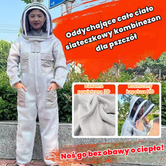 🔥🐝Jednoczęściowy kombinezon 3D z bawełnianej siatki