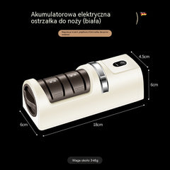 🔥 -50%! 🔪 Koniec z tępymi nożami! ✨ Elektryczna ostrzałka akumulatorowa