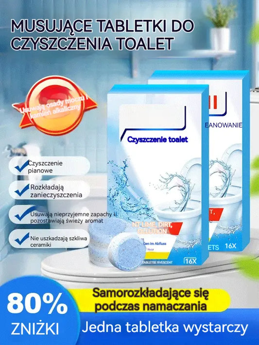 🔥 KUP 1, DOSTAŃ 2 GRATIS! 48 TABLETEK WC 🚽 – Koniec z kamieniem i brzydkim zapachem!